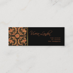 Viveca London Baroque Profile Card Mini Visitekaartje