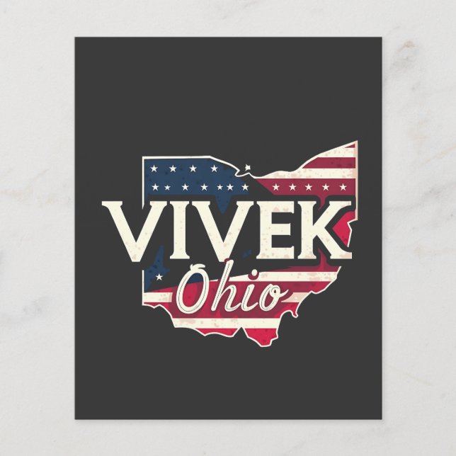 Vivek Ohio 2026 Gouverneur Republikeins Amerikaans (Voorkant)