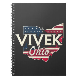Vivek Ohio 2026 Gouverneur Republikeins Amerikaans Notitieboek