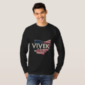 Vivek Ohio 2026 Gouverneur Republikeins Amerikaans T-shirt (Voorkant volledig)