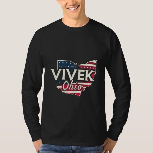 Vivek Ohio 2026 Gouverneur Republikeins Amerikaans T-shirt (Voorkant)