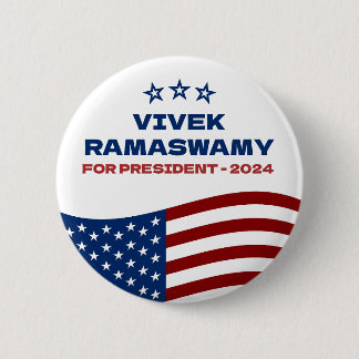 Vivek Ramaswamy for President 2024 Ronde Button 5,7 Cm