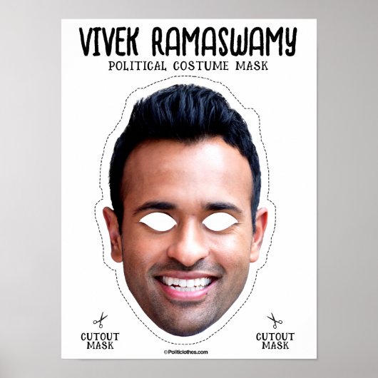 Vivek Ramaswamy kostuummasker Poster (Voorkant)