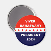 Vivek Ramaswamy President 2024 Magneet (Voorkant / Achterkant)