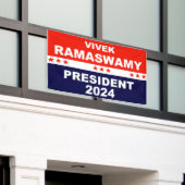 Vivek Ramaswamy President 2024 Spandoek (Buitenkant Gebouw)