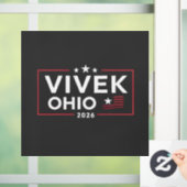 Vivek Ramaswamy verkozen tot gouverneur van Ohio 2 Raamsticker (Huis)