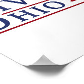 Vivek Ramaswamy voor gouverneur van Ohio 2026 Vive Poster (Hoek)