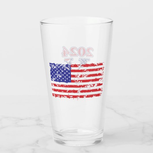 Vivek Ramaswamy voor President Glas (Achterkant)