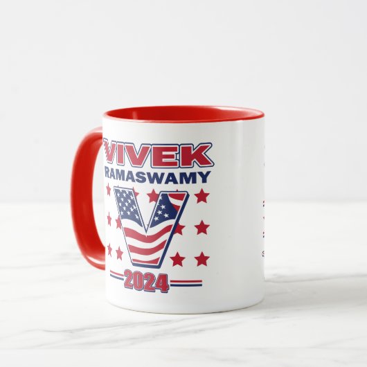 Vivek Ramaswamy voor President Mok (Voorkant links)