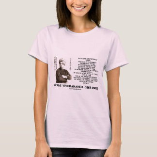 Vivekananda Elke potentieel Goddelijke Ziel Vrij T-shirt