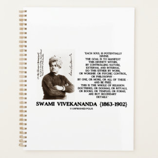 Vivekananda Elke Ziel Potentieel Goddelijk Wees Vr Planner