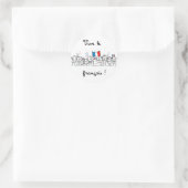 ViveLeFrancais Ronde Sticker (Tas)