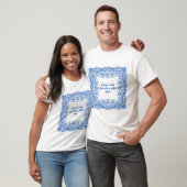 Viver um dia de cada vez, azulejo t-shirt (Unisex)