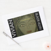 VIVIAN BLACK KUSH RECHTHOEKIGE STICKER (Envelop)