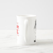 Vivian Bone China Tea Mok - Art van Ben Wickey (Achterkant)