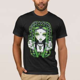 "Vivian" Cyber gothic Dark Industrial Fairy Shirt