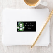 "Vivian" Cybergoth Dark Industrial Fairy Labels (Insitu)