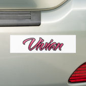 Vivian faded roze Aufkleber Sticker (Op auto)