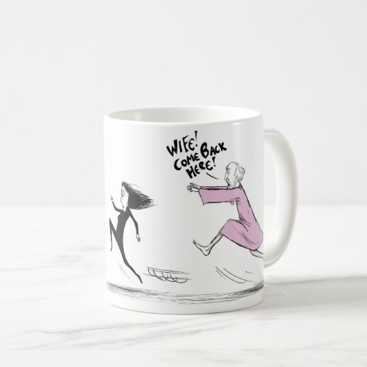 Vivian "Ga terug hier!" Mok - Kunst van Ben Wickey (Voorkant rechts)