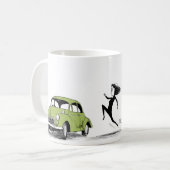 Vivian "Ga terug hier!" Mok - Kunst van Ben Wickey (Voorkant links)