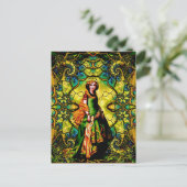 Vivian, godin Woodland Mystique Briefkaart (Staand voorkant)