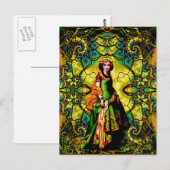 Vivian, godin Woodland Mystique Briefkaart (Voorkant / Achterkant)