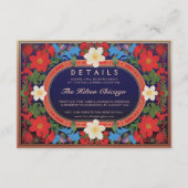 VIVIAN I: Kaart voor huwelijksdetails (Voorkant)