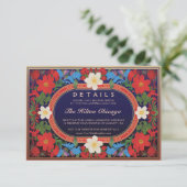 VIVIAN I: Kaart voor huwelijksdetails (Staand voorkant)