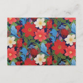 VIVIAN I: Kaart voor huwelijksdetails (Achterkant)