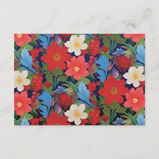 VIVIAN I: Kaart voor huwelijksdetails (Achterkant)