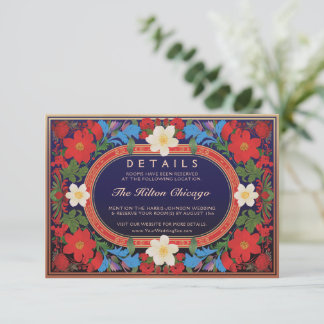 VIVIAN I: Kaart voor huwelijksdetails