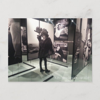 Vivian Maier Exhibit foto van K. McCrobie-Quinn Briefkaart
