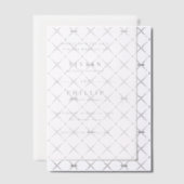 Vivian Simple Elegant Wedding Save the Date Vellum Uitnodigingen (Offset (Uitnodiging))