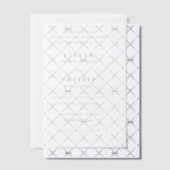Vivian Simple Elegant Wedding Vellum Uitnodigingen (Offset (Uitnodiging))