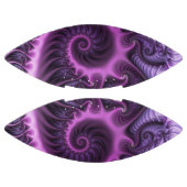 Vivid Abstract Cool Pink Paars Fractal Art Spiral American Football (Panelen)