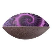 Vivid Abstract Cool Pink Paars Fractal Art Spiral American Football (Gedraaid 90)