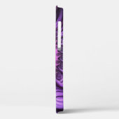 Vivid Abstract Cool Pink Paars Fractal Art Spiral Case-Mate iPhone Case (Achterkant / Links)