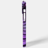 Vivid Abstract Cool Pink Paars Fractal Art Spiral Case-Mate iPhone Case (Achterkant / Links)