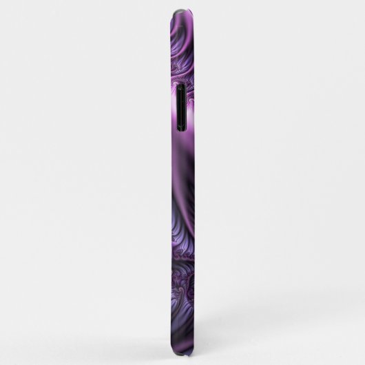 Vivid Abstract Cool Pink Paars Fractal Art Spiral Case-Mate iPhone Case (Achterkant/rechts)