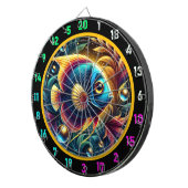 Vivid Aquarium Betta Dartboard Decor Dartbord (Voorkant Rechts)