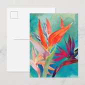 Vivid Birds of Paradise Briefkaart (Voorkant / Achterkant)