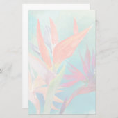 Vivid Birds of Paradise Briefpapier (Voorkant / Achterkant)