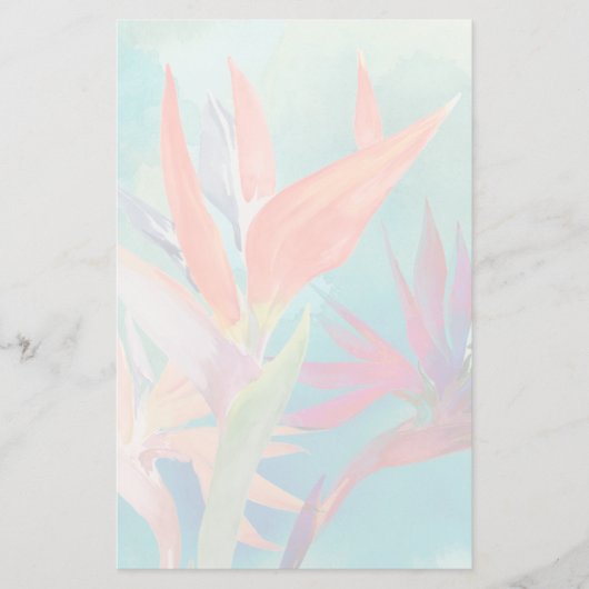 Vivid Birds of Paradise Briefpapier (Voorkant)