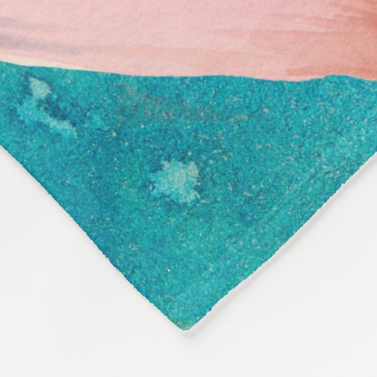 Vivid Birds of Paradise Fleece Deken (Hoek)