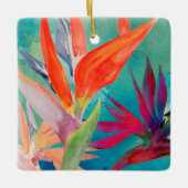 Vivid Birds of Paradise Keramisch Ornament (Voorkant)