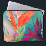 Vivid Birds of Paradise Laptop Sleeve<br><div class="desc">"Vivid Birds of Paradise" van Jennifer Paxton Parker. Vogels van paradijzen in heldere, levendige kleuren.</div>