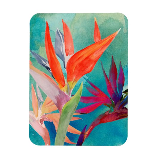 Vivid Birds of Paradise Magneet (Verticaal)