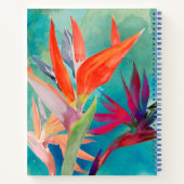 Vivid Birds of Paradise Notitieboek (Achterkant)