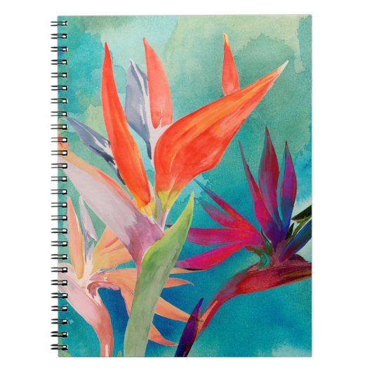 Vivid Birds of Paradise Notitieboek (Voorkant)