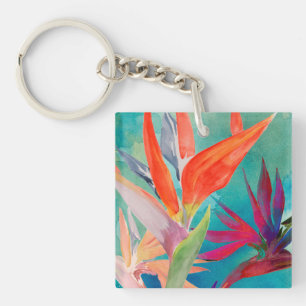 Vivid Birds of Paradise Sleutelhanger